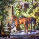 051 Horses - 3-ply - Ambiente